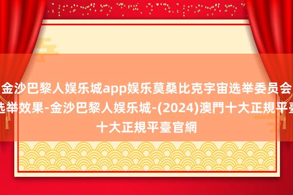 金沙巴黎人娱乐城app娱乐莫桑比克宇宙选举委员会公布选举效果-金沙巴黎人娱乐城-(2024)澳門十大正規平臺官網